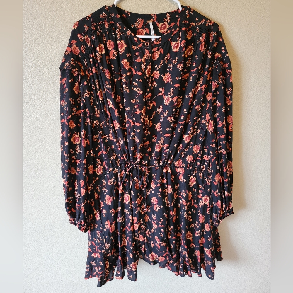 Free People Flower Fields Mini Dress, Small